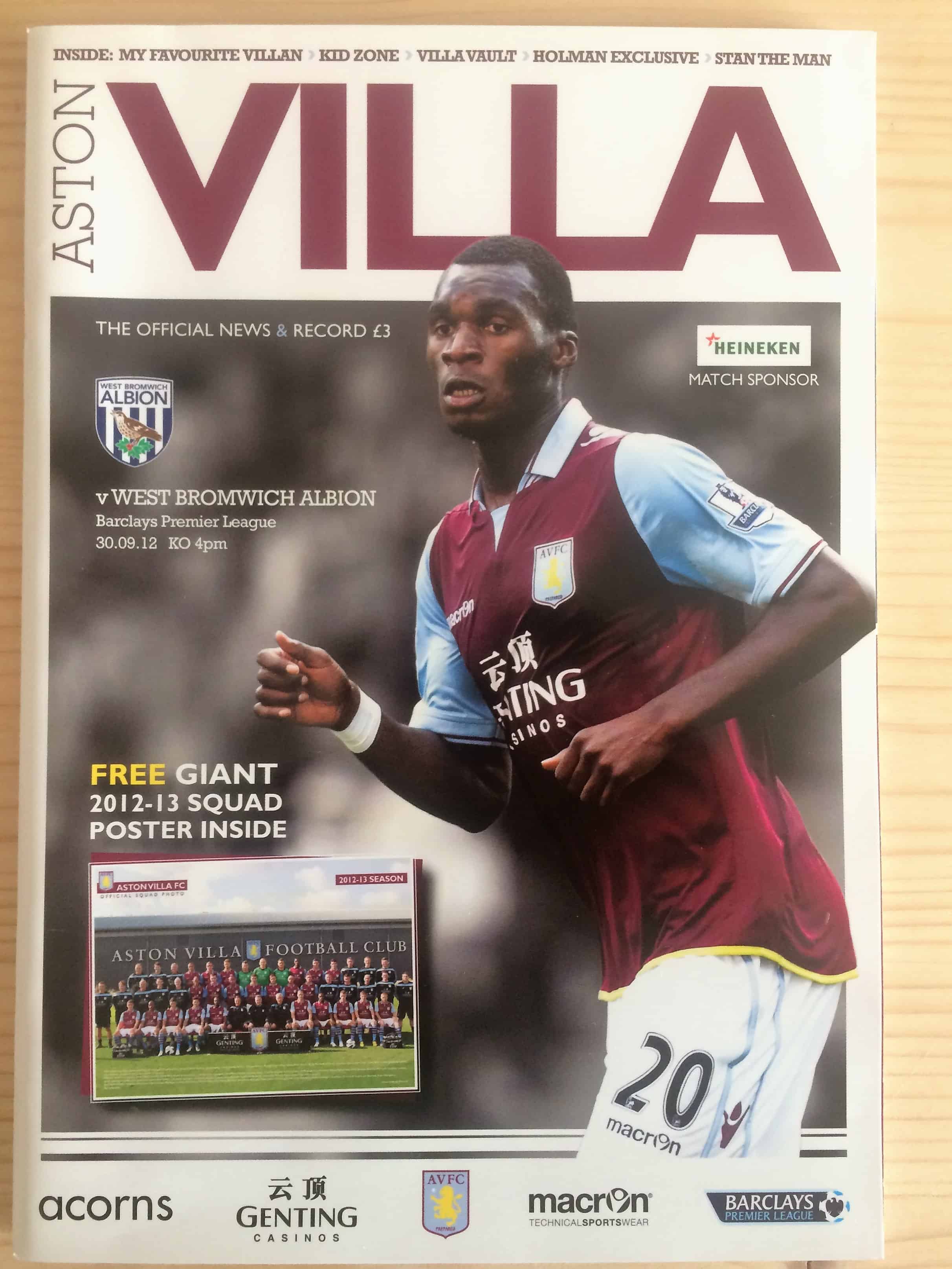 Aston Villa FC v West Bromwich Albion FC 